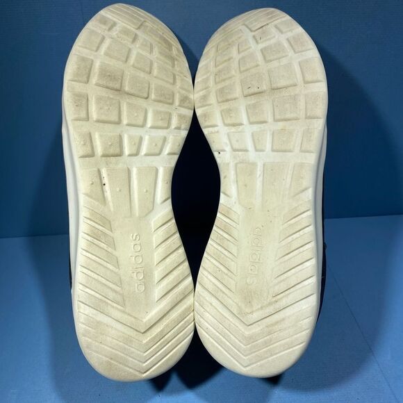 Adidas QT Racer Womens Size 9 Running Shoes Black Gray Athletic Trainer Sneakers - Picture 7 of 8